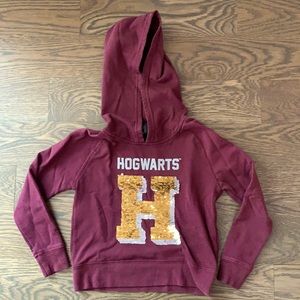 Harry Potter Hogwarts flippy sweatshirt. Sz XS